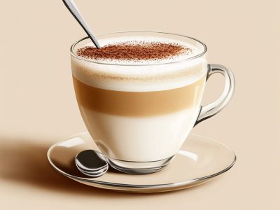 Fresh cream latte